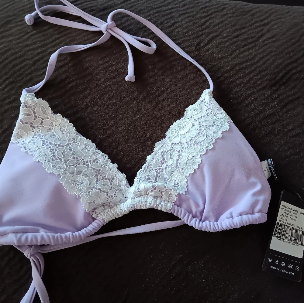 Lavender bikini top